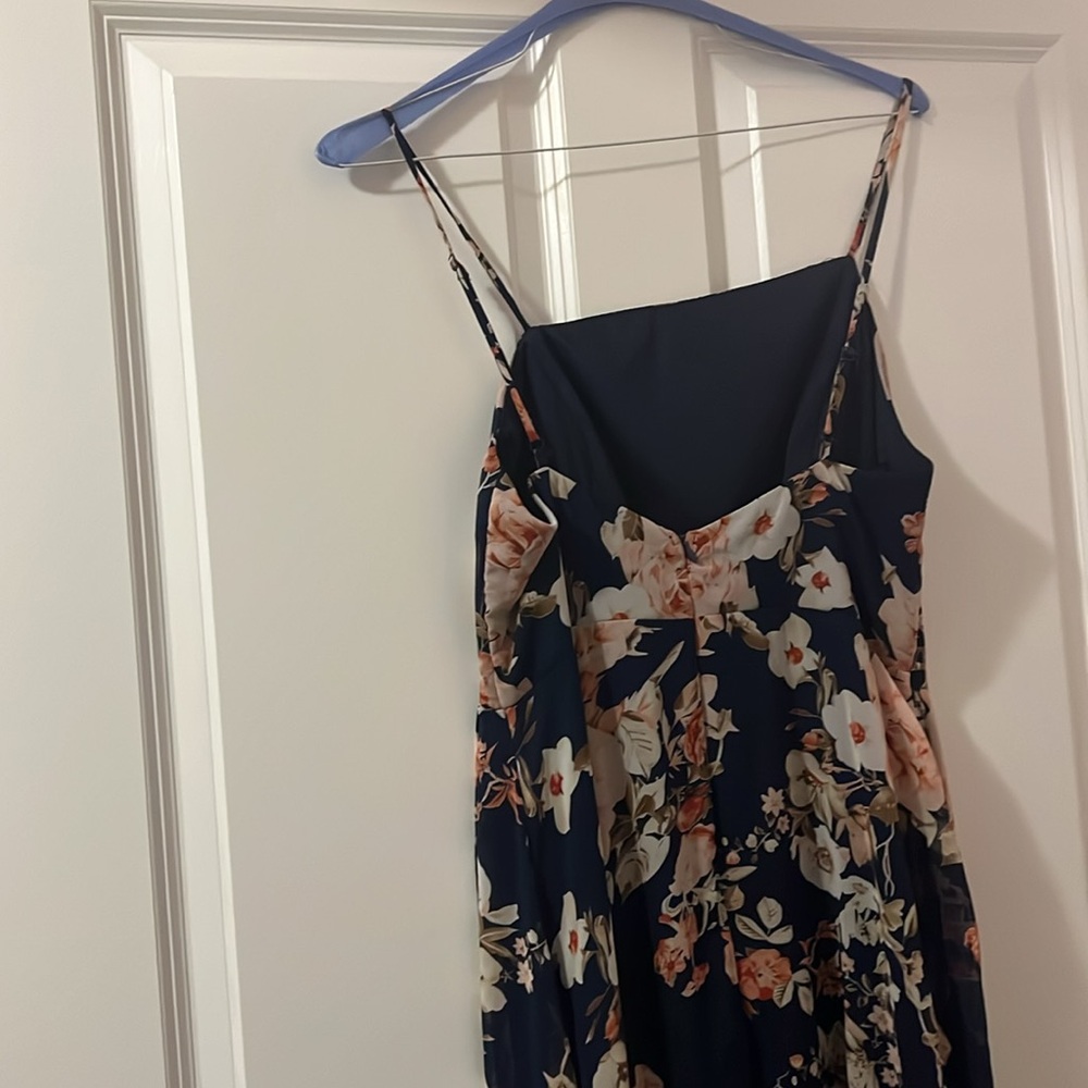 XL Floral Navy Dress summer - Picture 4 of 6
